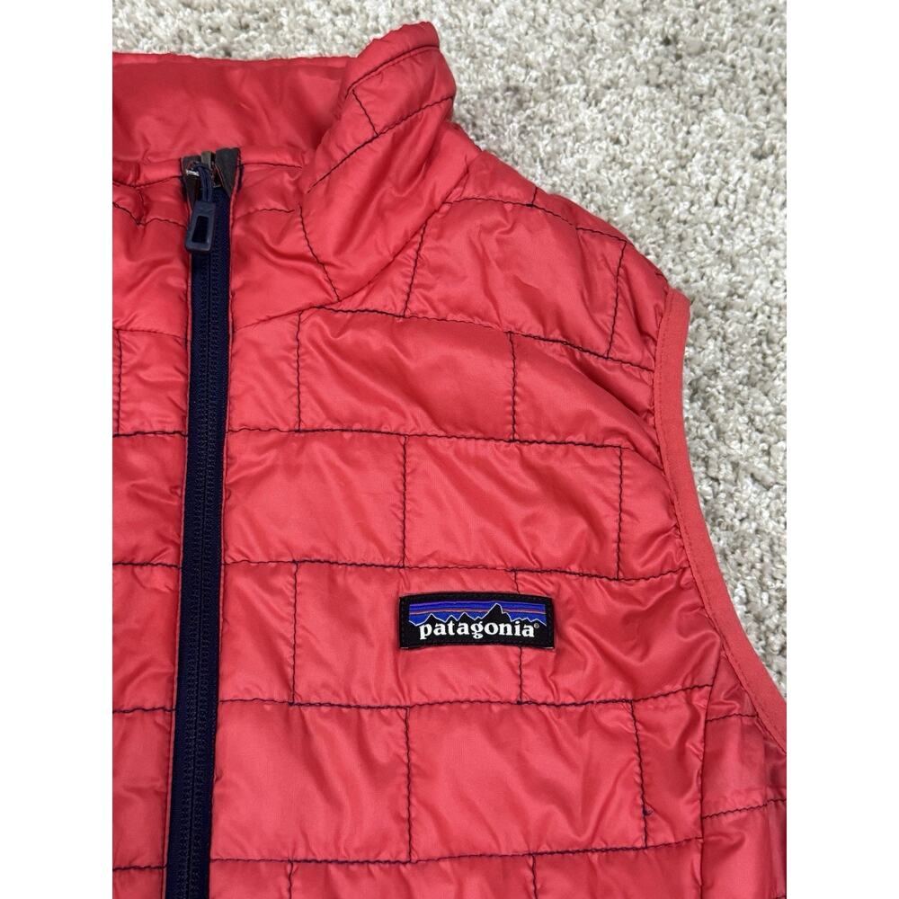 Patagonia Nano Puff Vest Red Primaloft Insulated Full Zip Packable Women’s Sz M - Picture 6 of 11